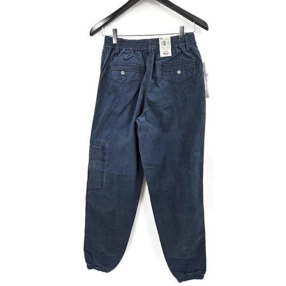 Vtg 90s Deadstock Dockers Baggy Cargo Pants Mens 27x30 Blue Tapered Ankle New - Picture 4 of 10